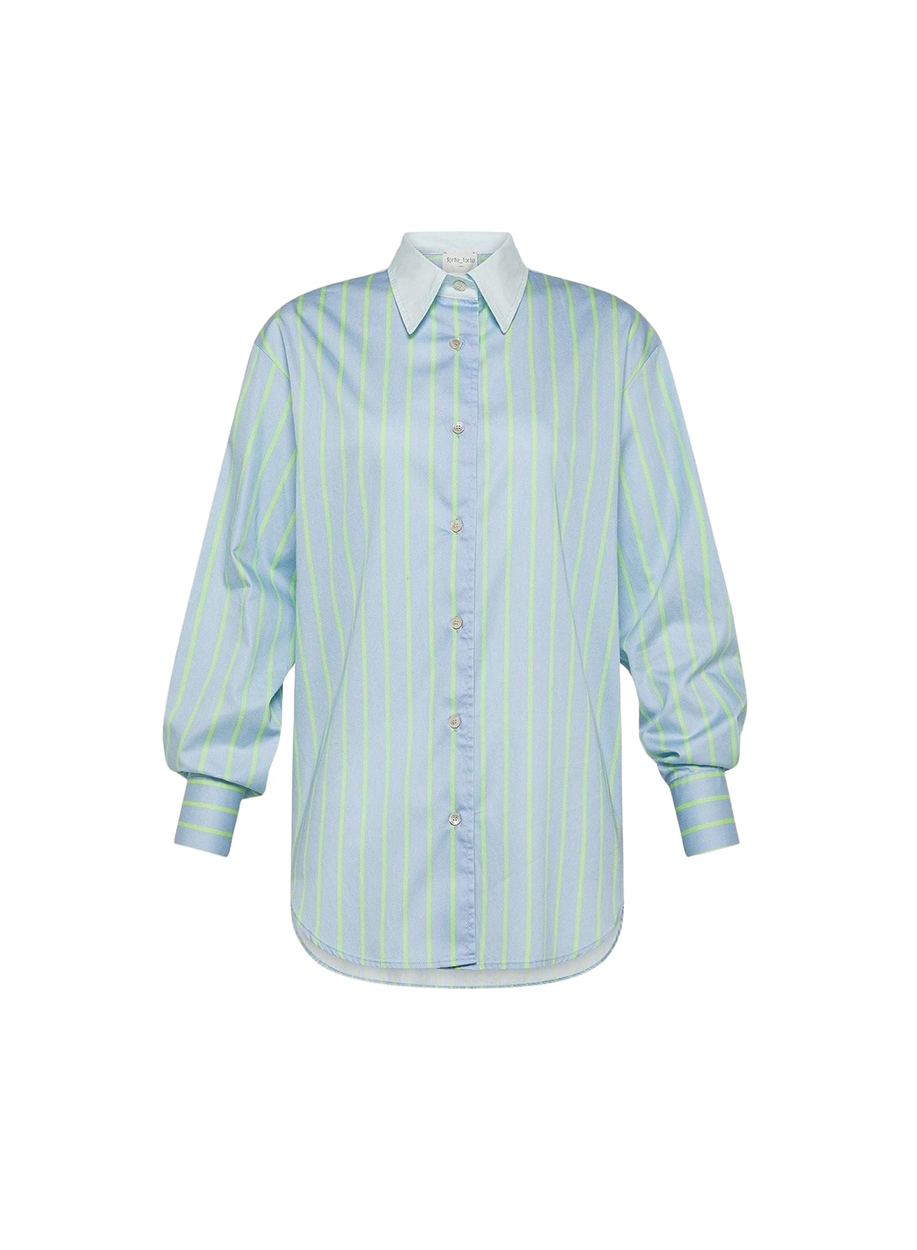 Chemise en satin à rayures - Nuage