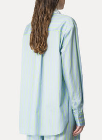 Chemise en satin à rayures - Nuage