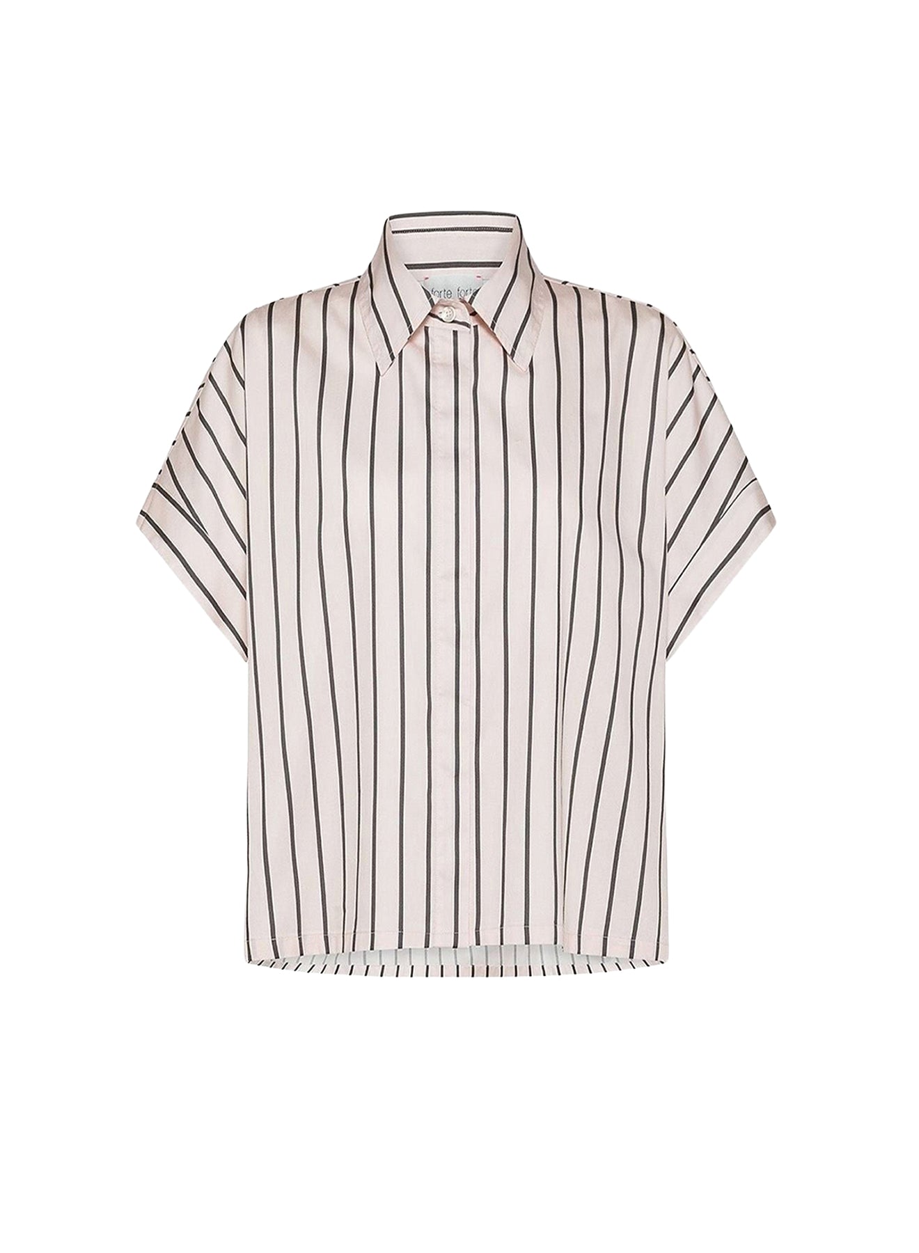 Chemise sans manches Boxy en soie - Oyster