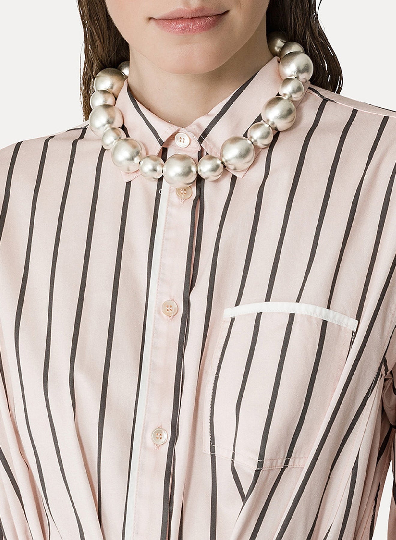 Robe à taille ceinturée - Oyster