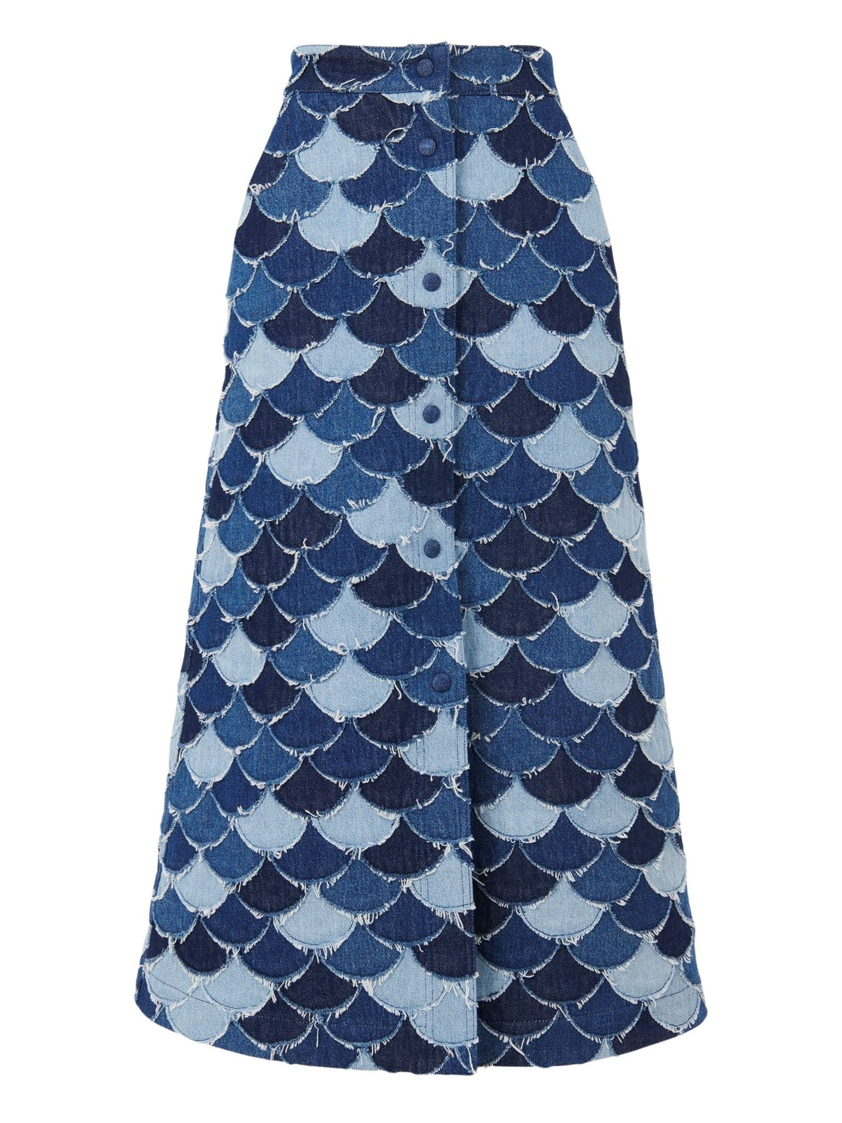 BASEPLUS_Denim Blue SKIRT - Denim Blue