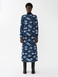 BASEPLUS_Denim Blue SKIRT - Denim Blue