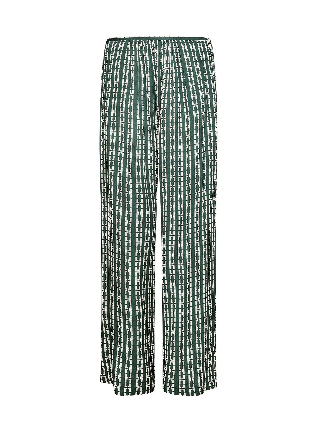 Pantalon imprimé "Chaonette" - Forest
