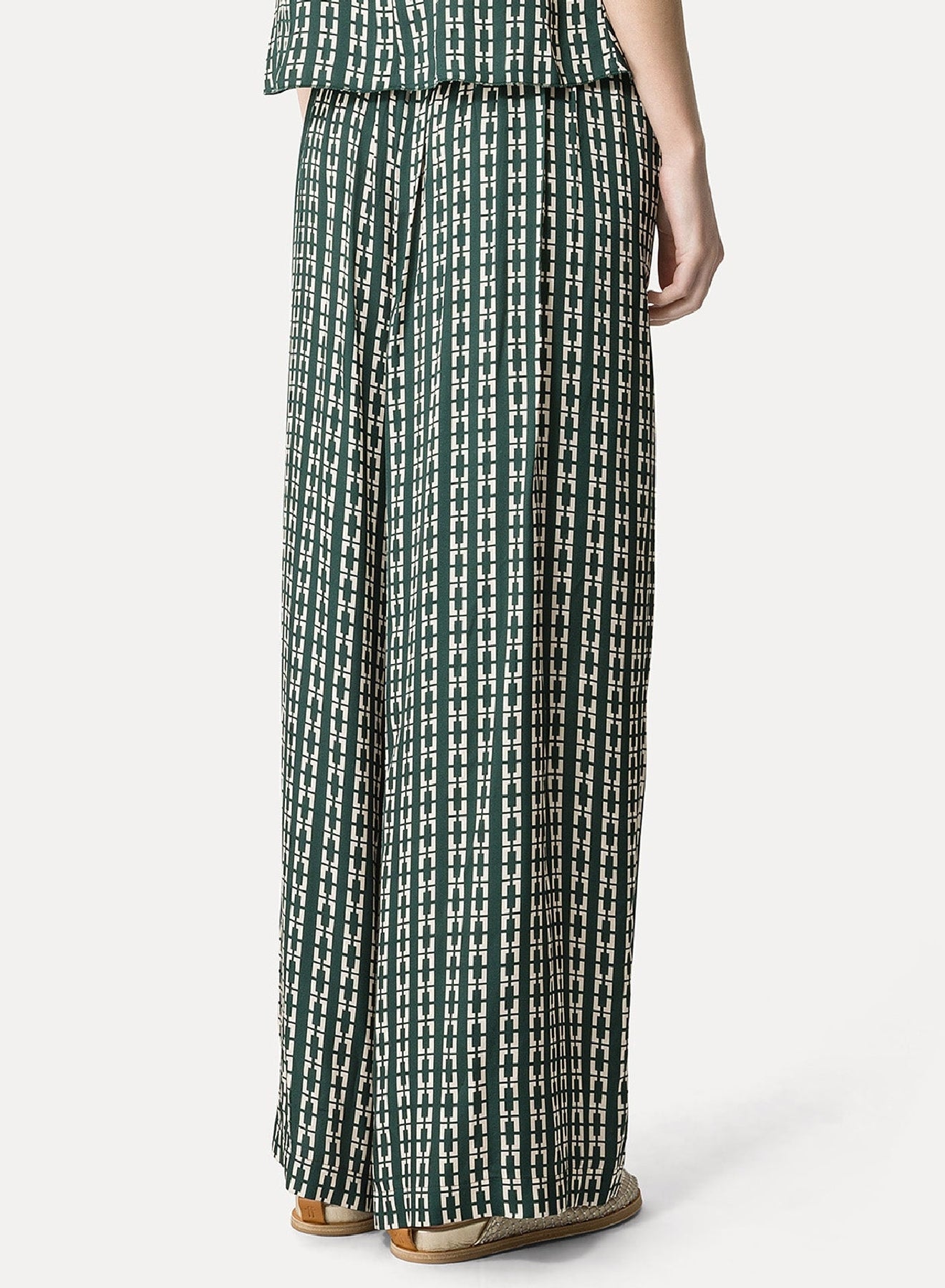 Pantalon imprimé "Chaonette" - Forest