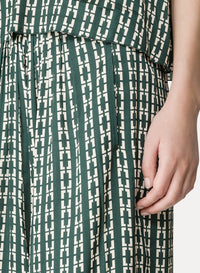 Pantalon imprimé "Chaonette" - Forest