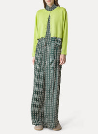 Pantalon imprimé "Chaonette" - Forest