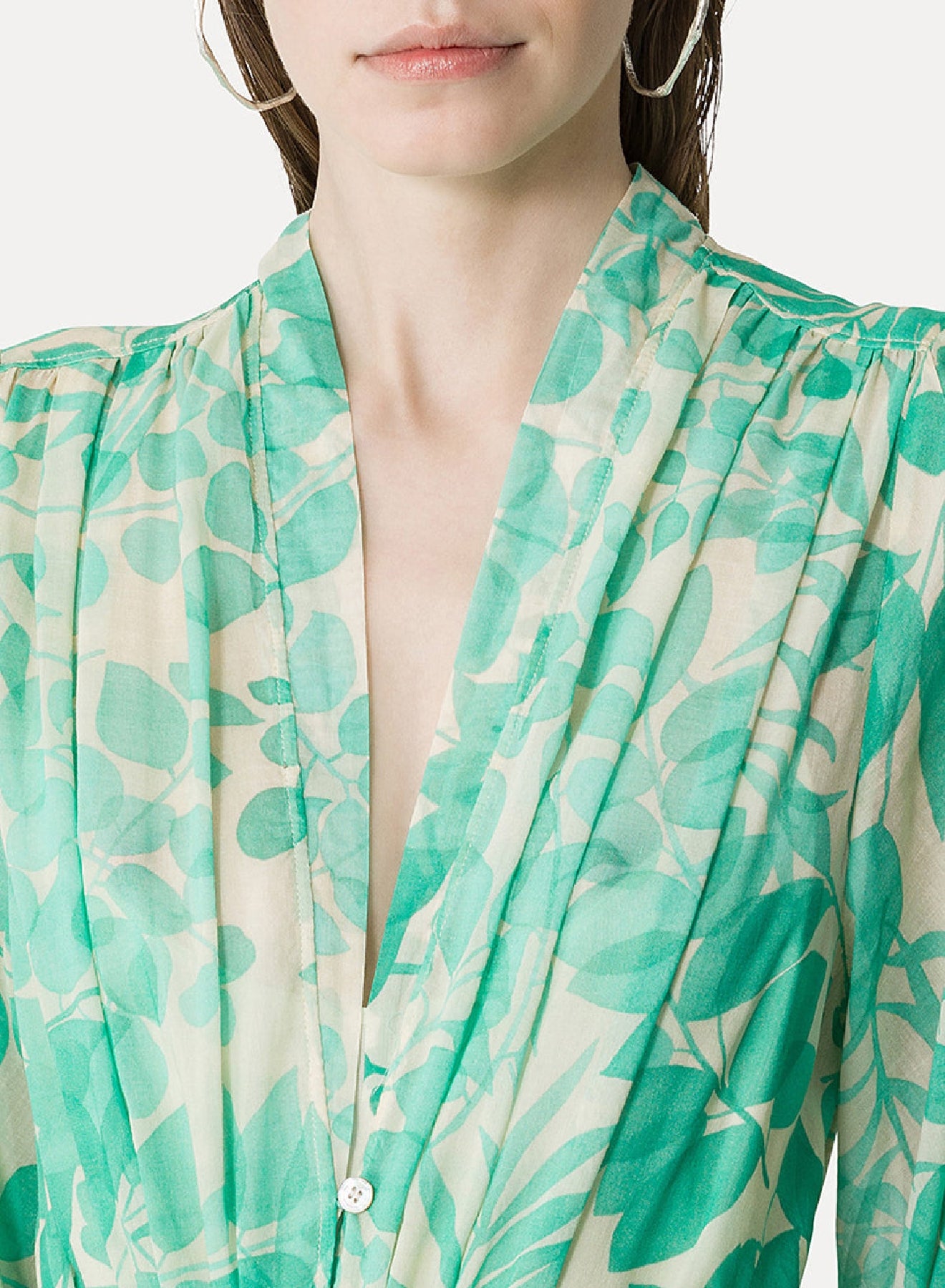 Robe ouverte à motif "Nuages Fleuris" - Breeze
