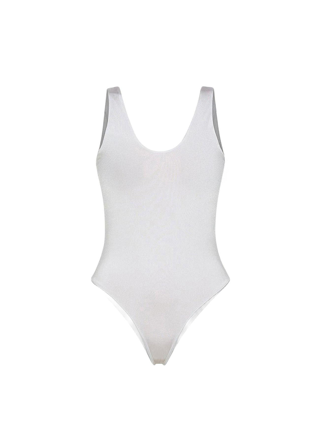 Body décolleté - Bianco