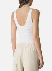 Body décolleté - Bianco