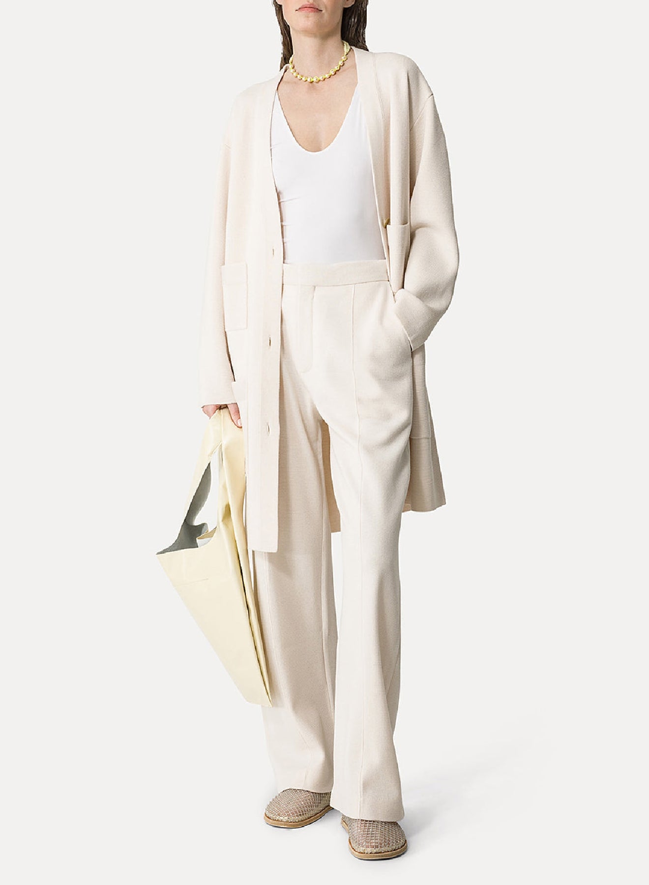 Body décolleté - Bianco