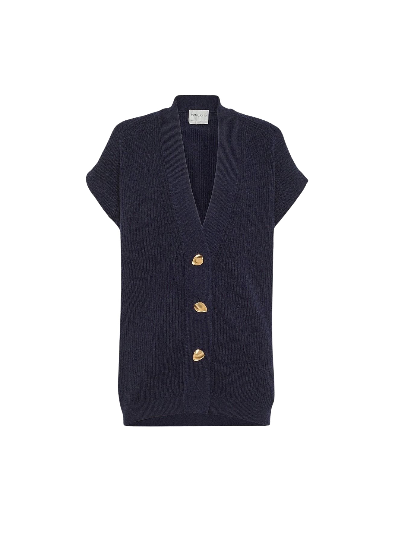 Gilet oversize en laine - Abisso