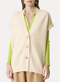 Gilet oversize en laine - Mou