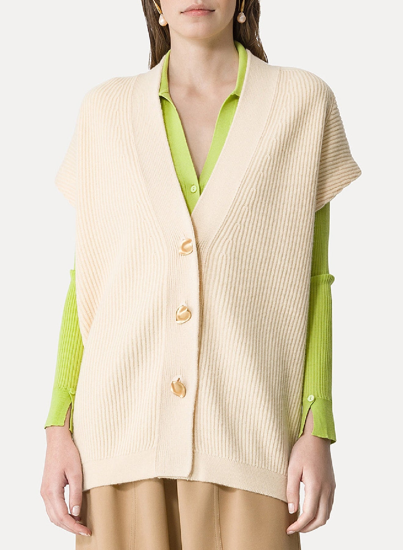 Gilet oversize en laine - Mou