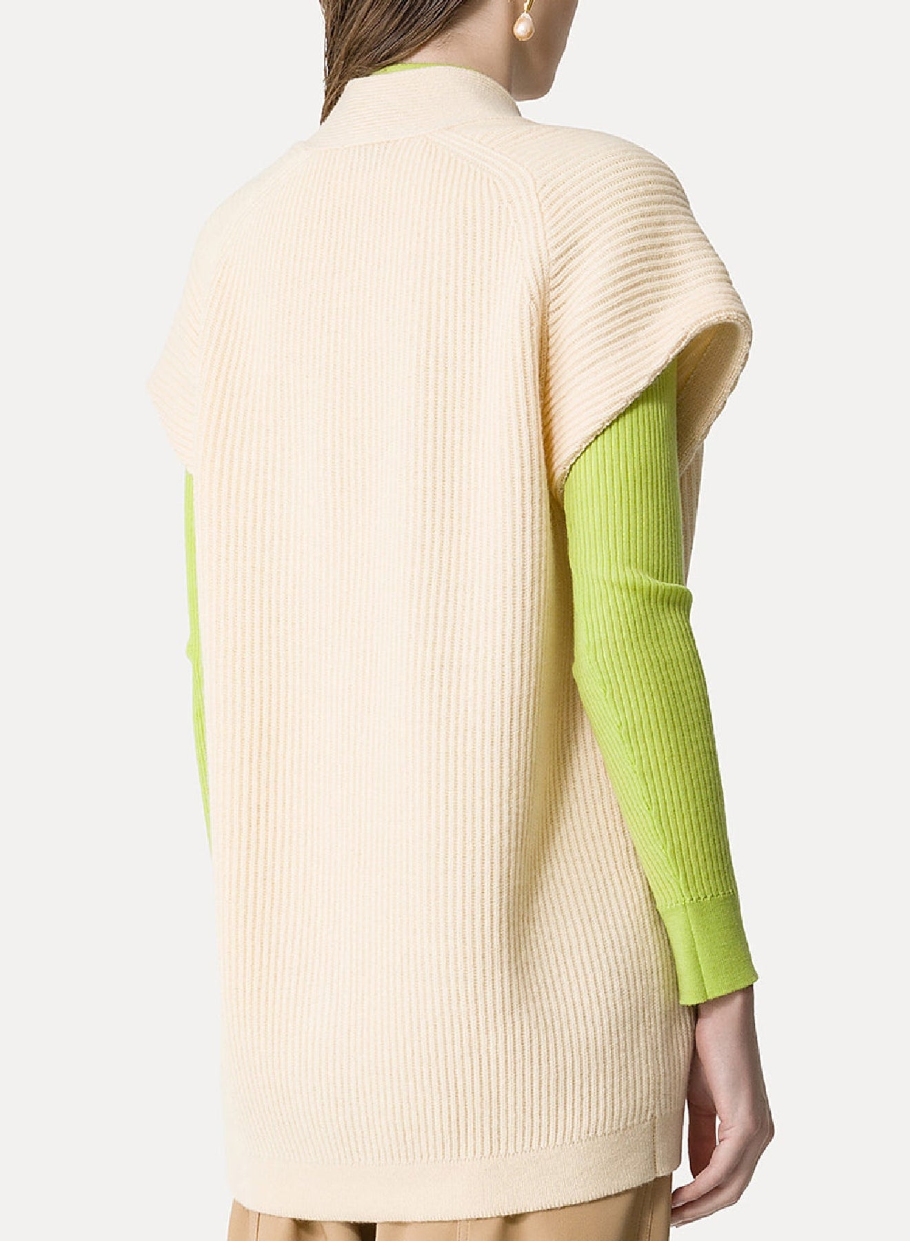 Gilet oversize en laine - Mou