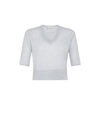 Pull à demi-manches en laine - Luna