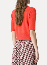 Pull à demi-manches en laine - Luna