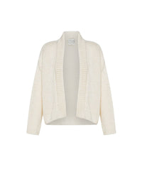 Cardigan en soie et cachemire - Ivory