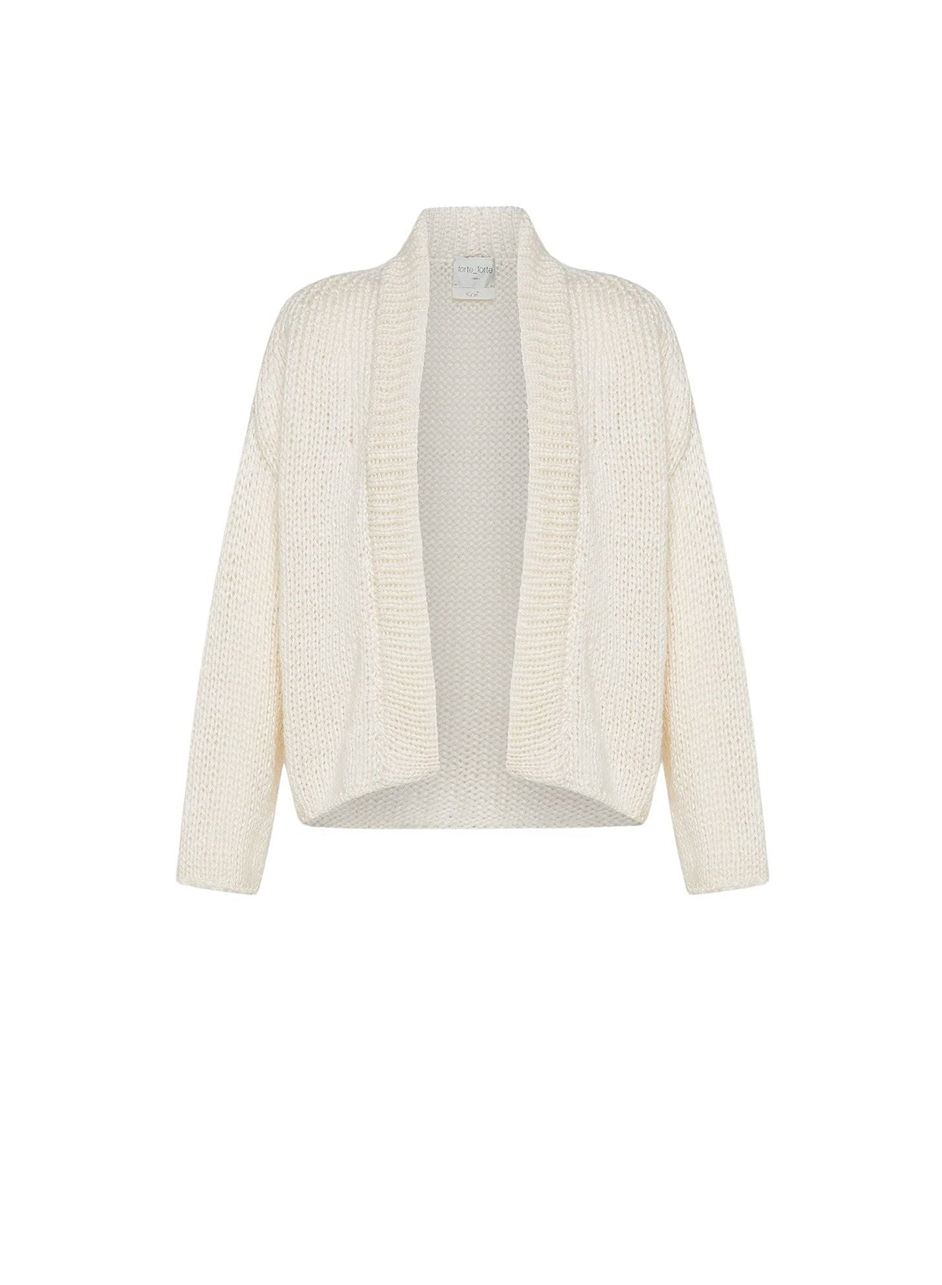 Cardigan en soie et cachemire - Ivory