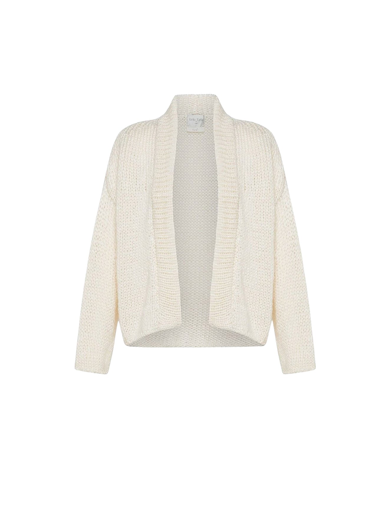 Cardigan en soie et cachemire - Ivory