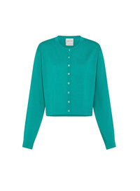 Pull à col rond en laine - Peacock