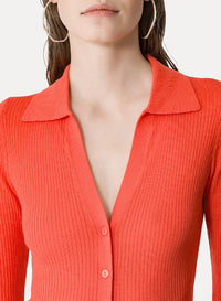 Cardigan polo en laine - Lacca