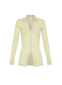 Wool polo cardigan - Reflex