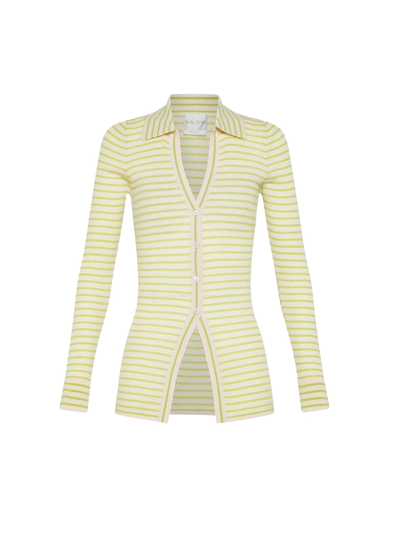 Wool polo cardigan - Reflex