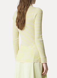 Wool polo cardigan - Lacca