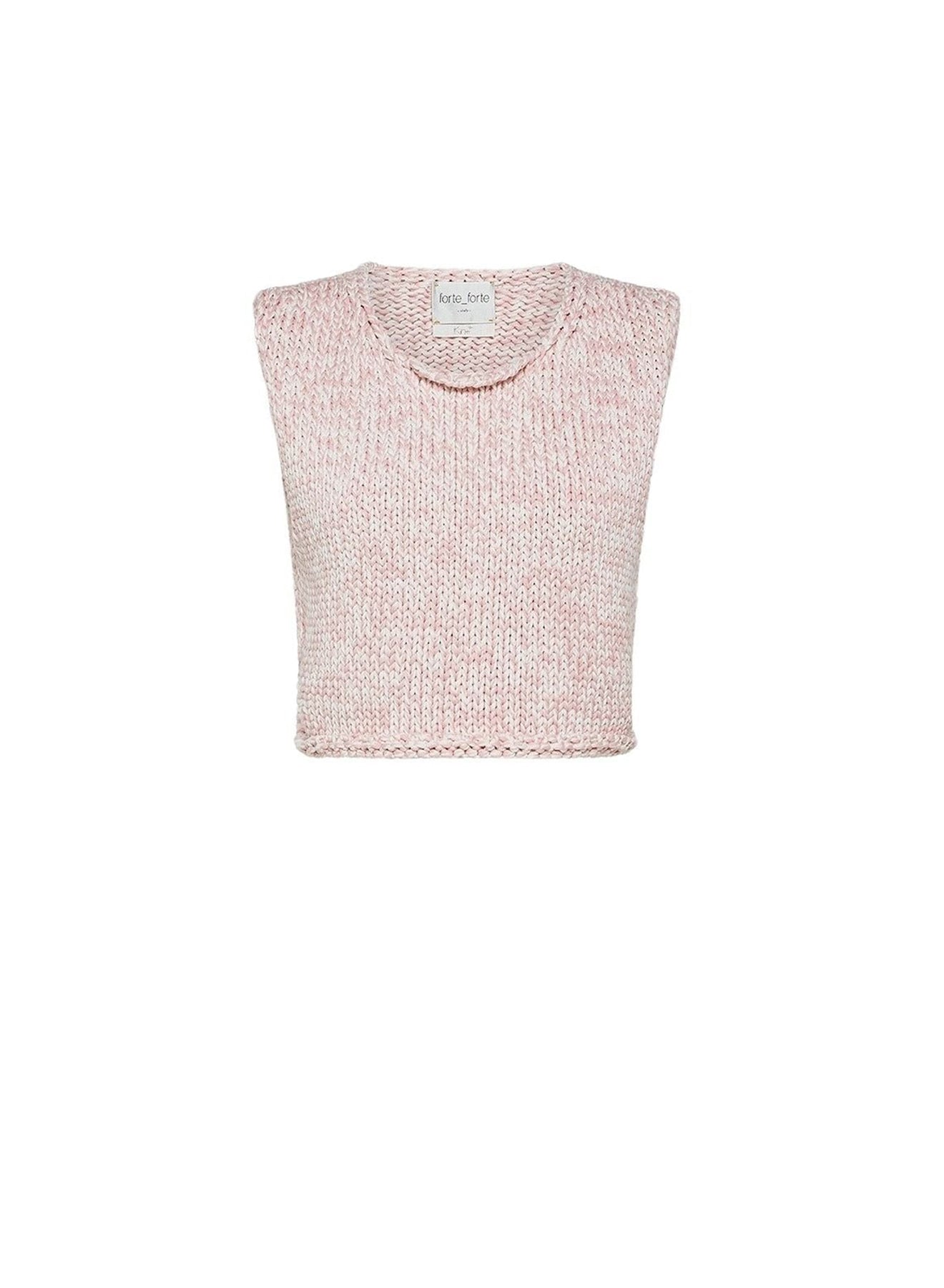 Pull col rond en soie mélangée - Oyster