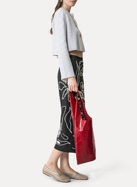 Leather shoulder bag - Ruby