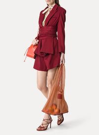 Bag with contrasting details - Earth
