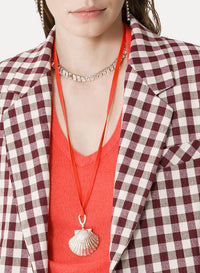 Collier à effet cristal en laiton - Crystal