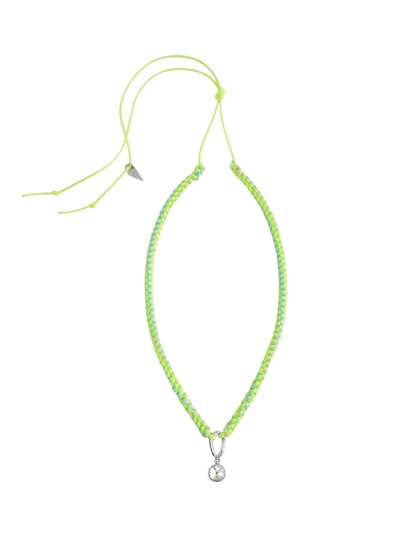 Necklace with brass rhinestones - Reflex