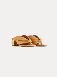 Sandales à talons 50 en cuir - Naturale