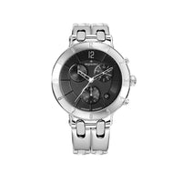 Moorea Chrono watch in steel 42 mm - Black