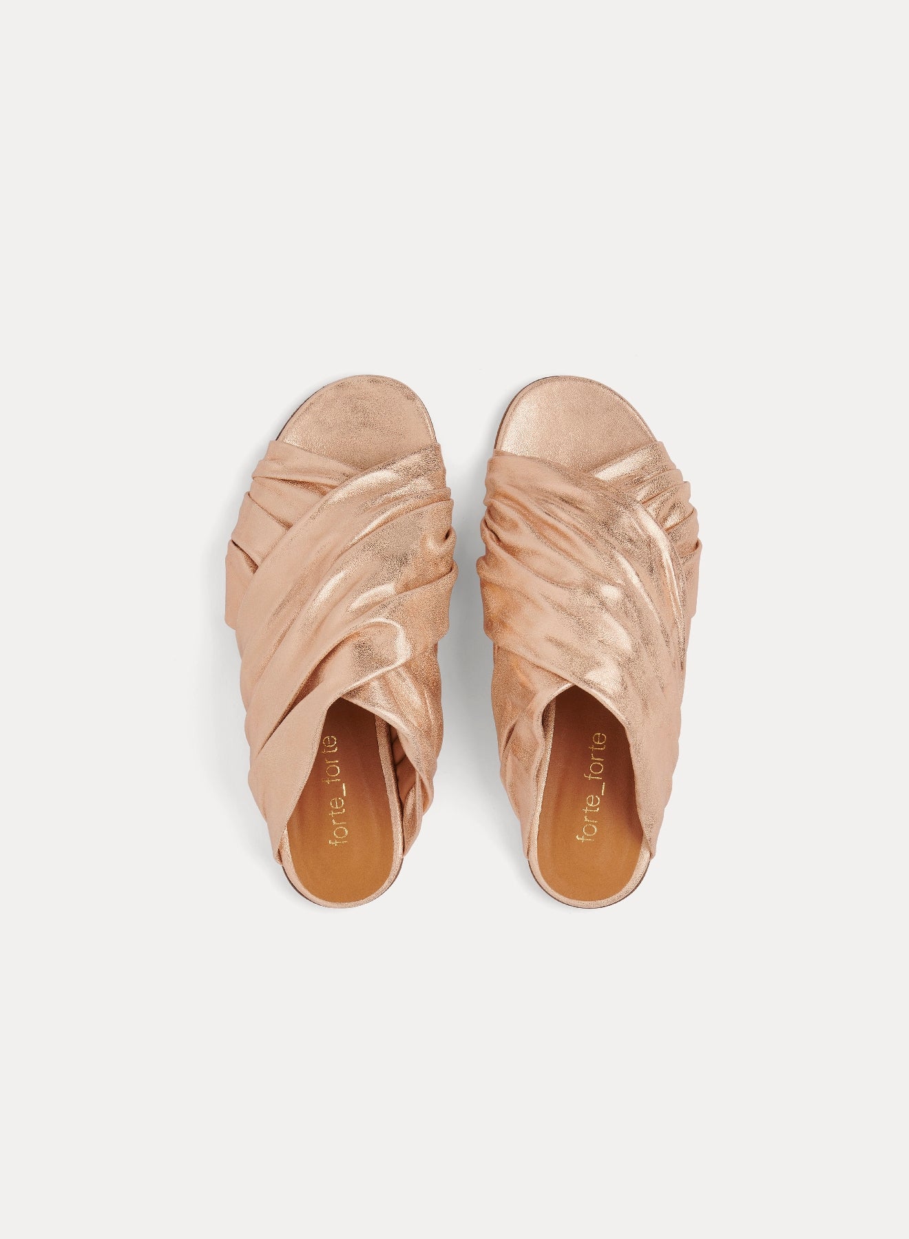 Sandales plates en cuir - Cipria
