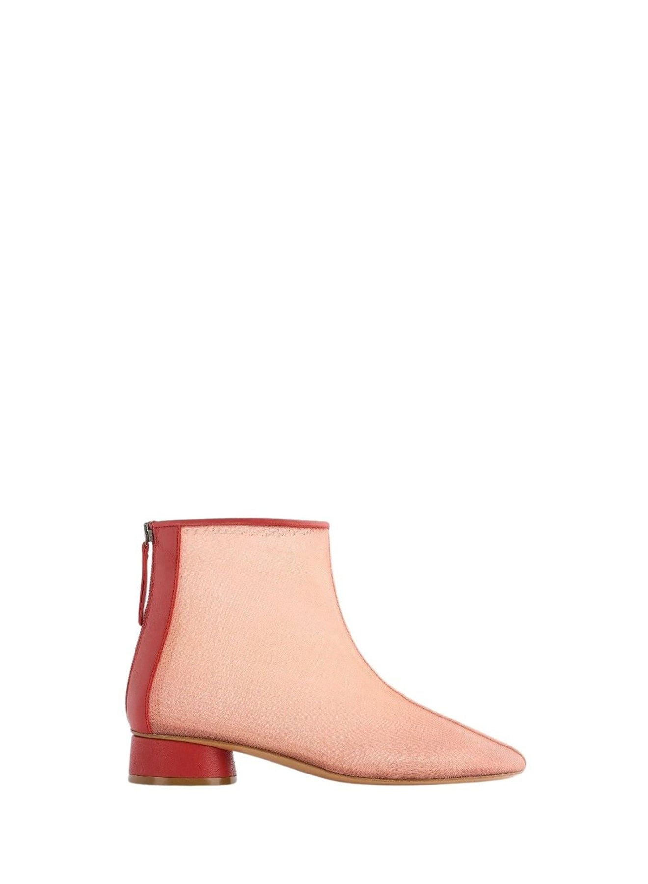Bottines à surpiqûres - Terre