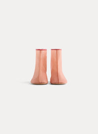 Bottines à surpiqûres - Terre