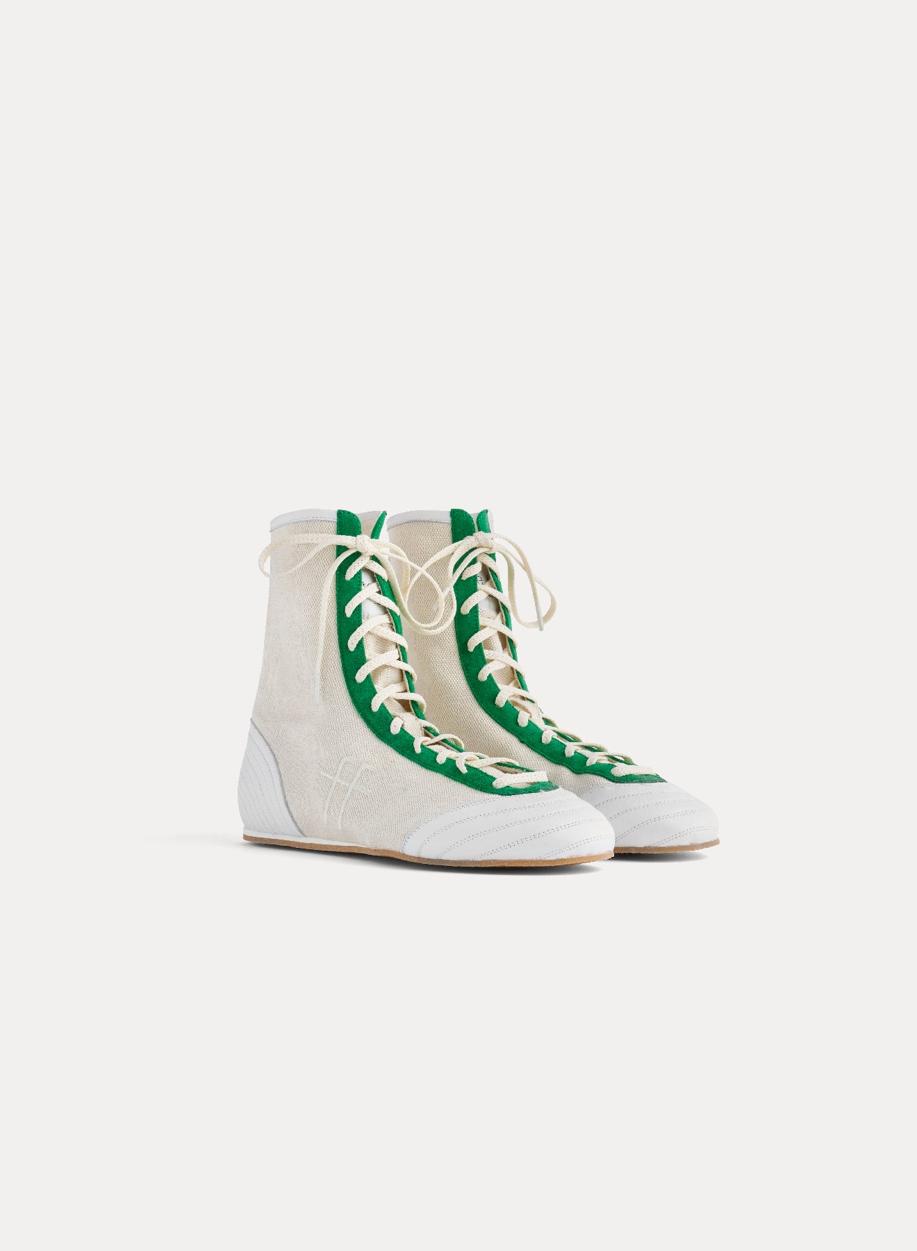 Baskets montantes en cuir - Canvas