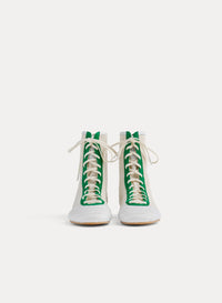 Baskets montantes en cuir - Canvas
