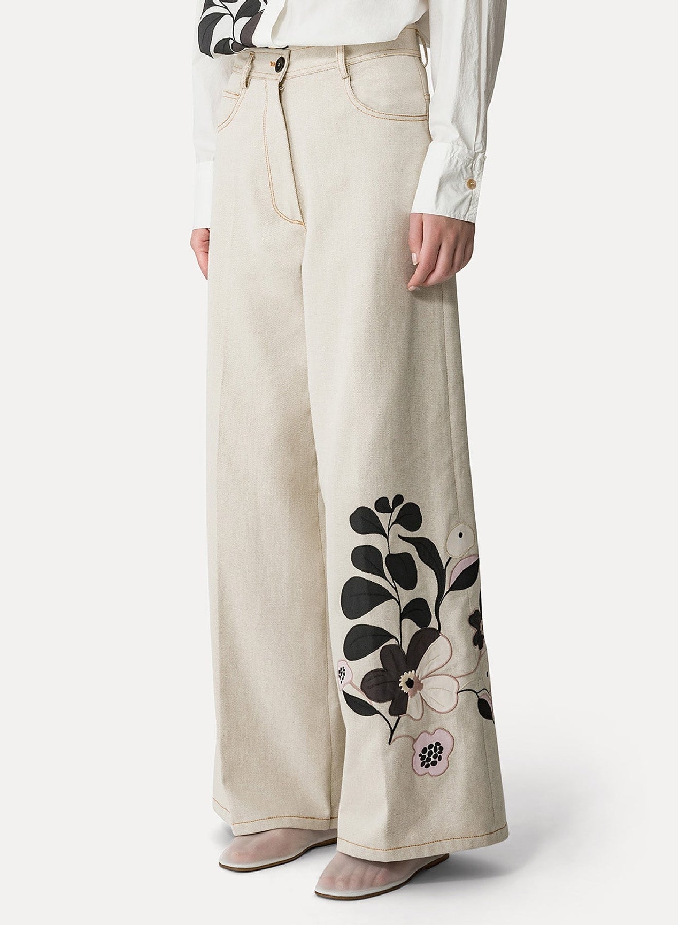5 pocket trousers - Dune