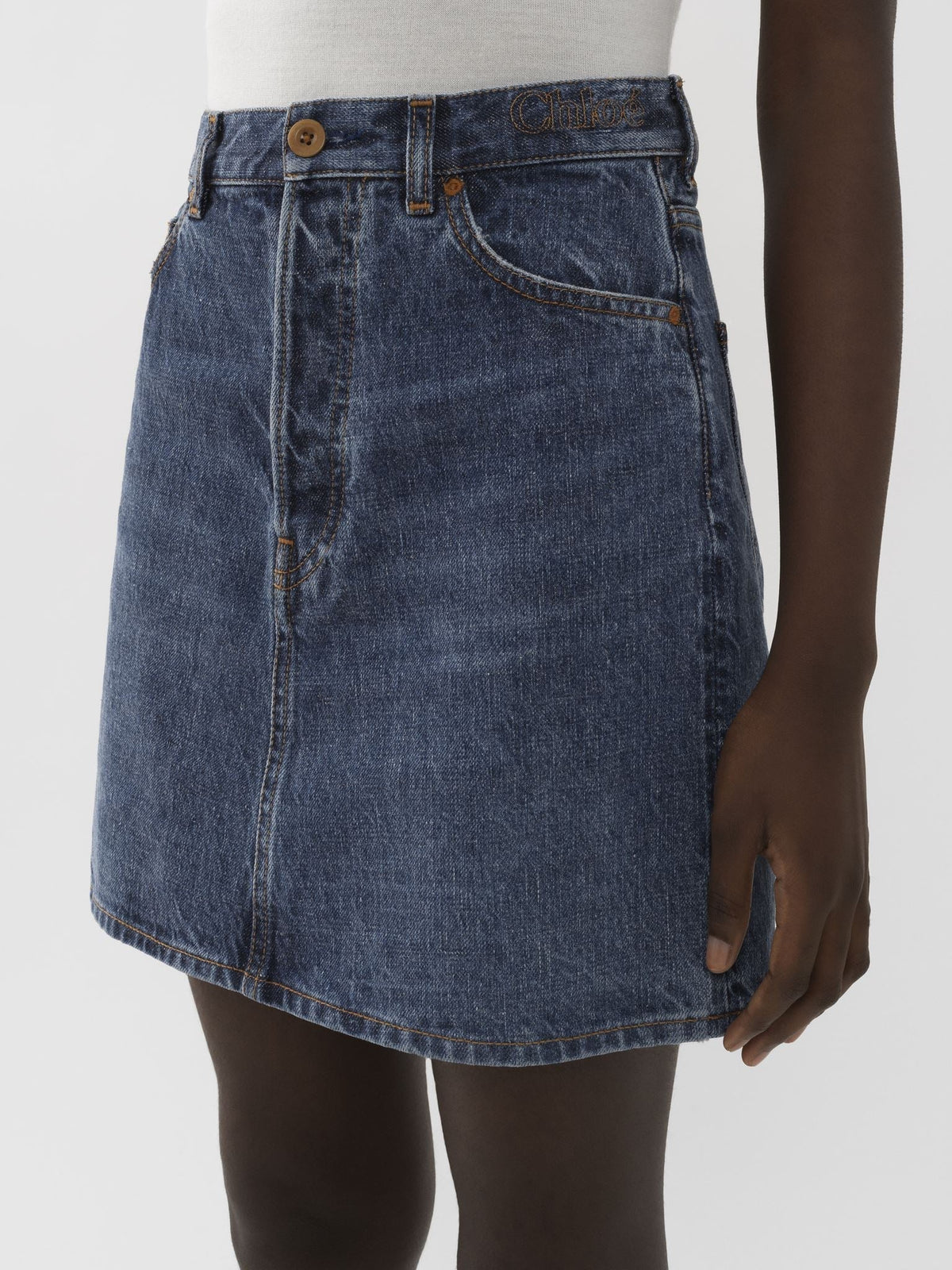 Dusky Blue SKIRT - Dusky Blue