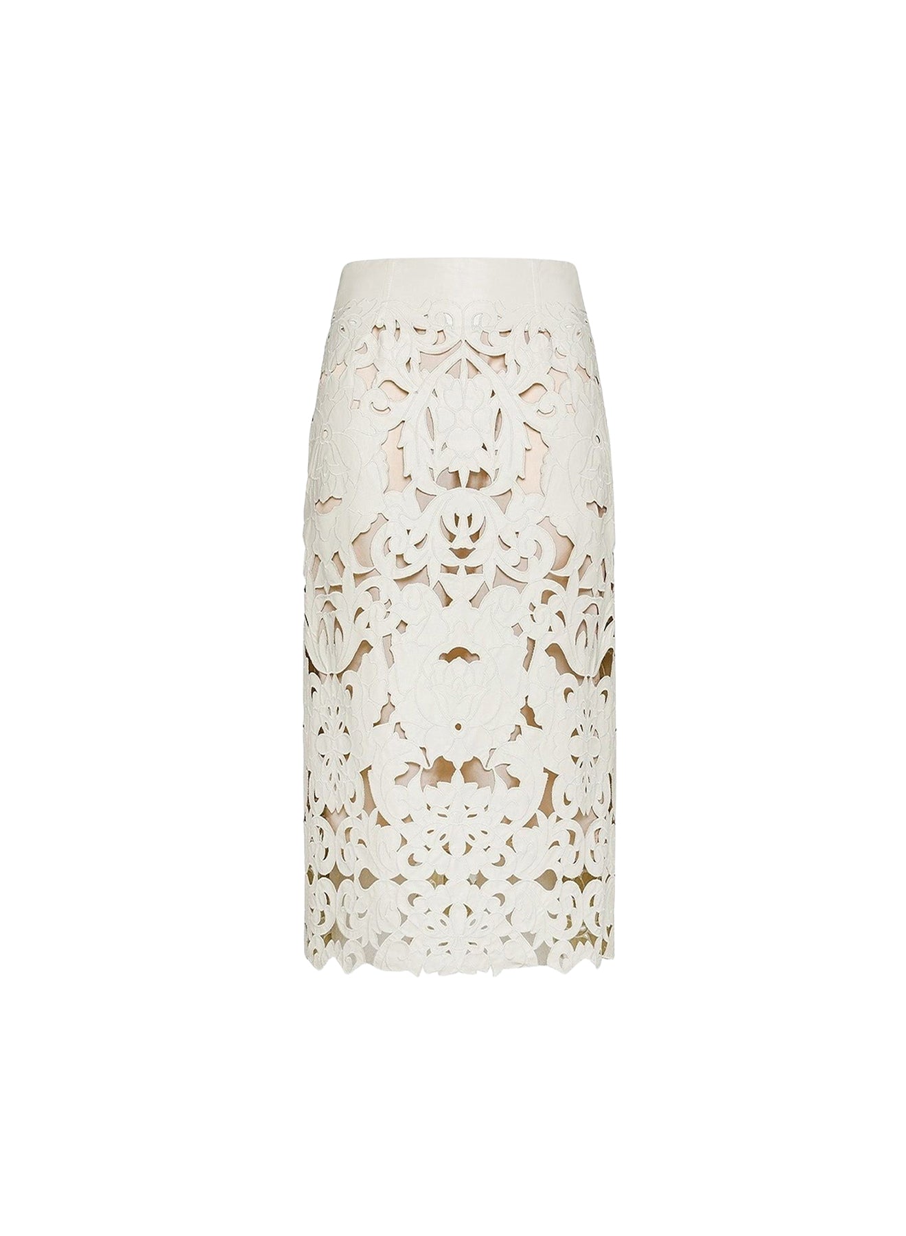Jupe avec broderie “Poetic orchid” - Orchidea