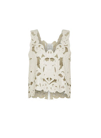 Top avec broderie “Poetic orchid” - Orchidea