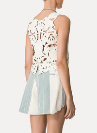 Top avec broderie “Poetic orchid” - Orchidea