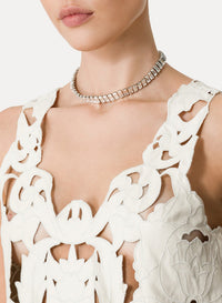 Top avec broderie “Poetic orchid” - Orchidea