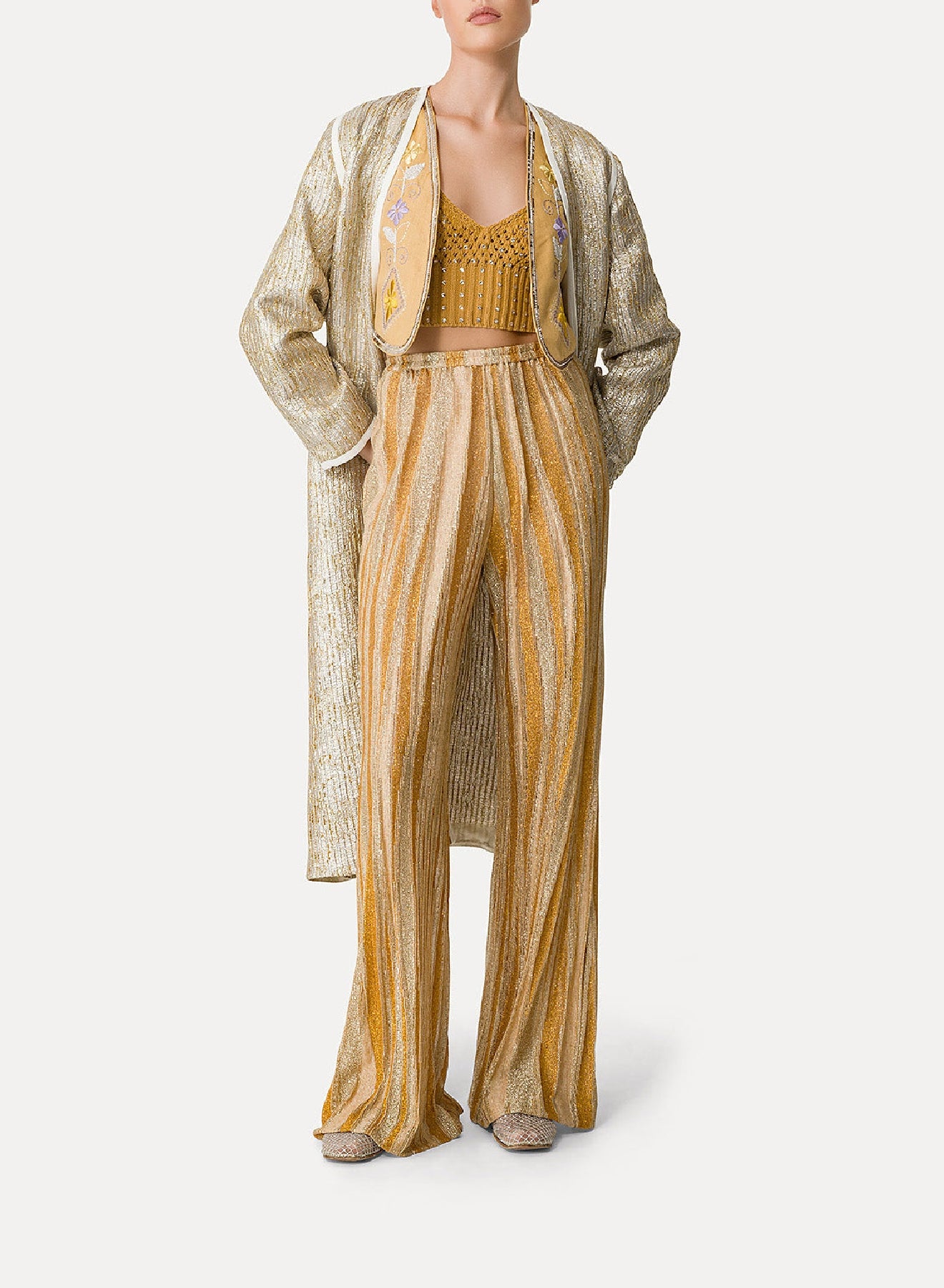 Manteau à motif “Twinkle” - Gold