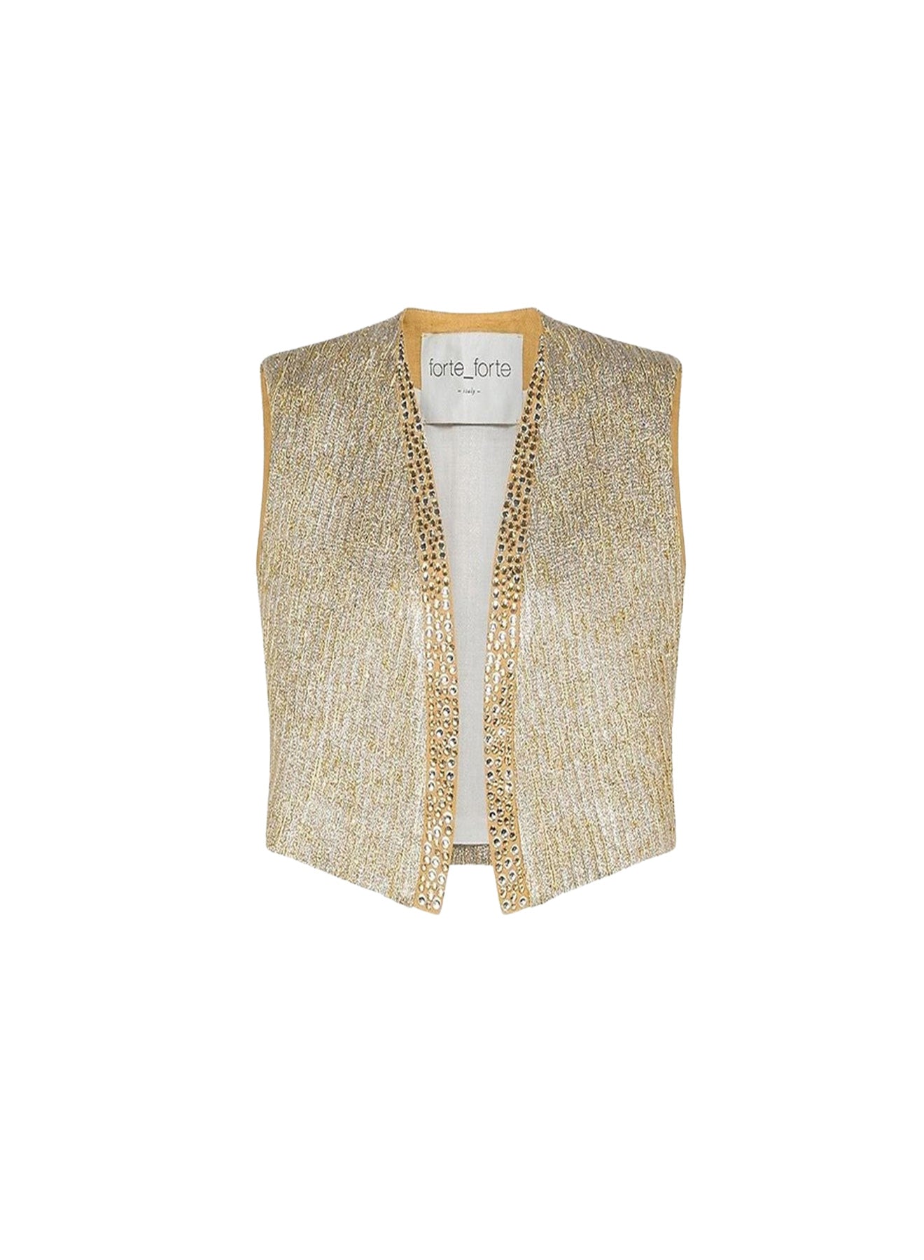 Gilet Twinkle avec détails en strass - Gold