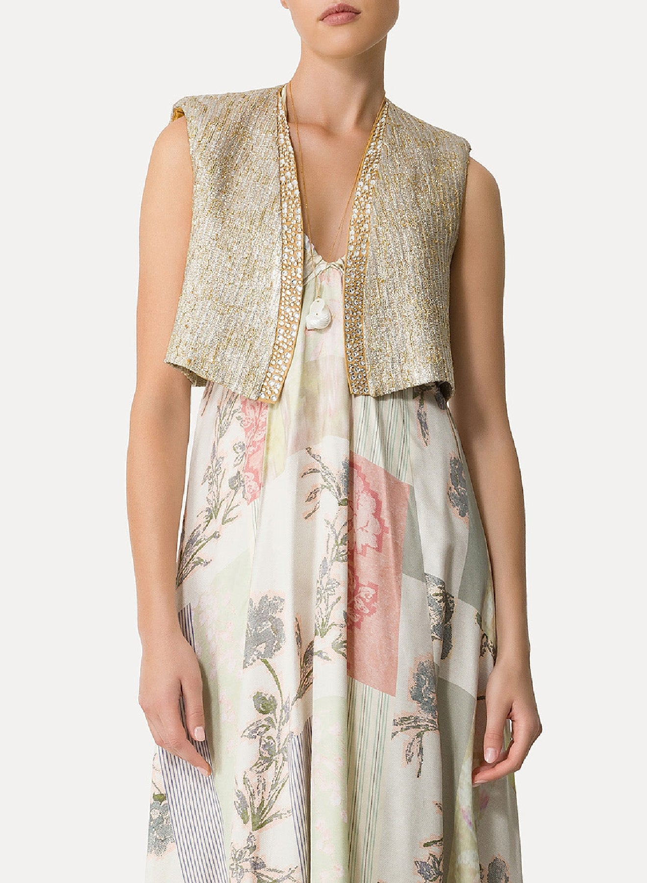 Gilet à motif “Twinkle” - Gold