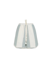 Short à taille haute en lin mélangée - Acqua